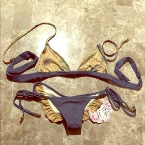 BRAND NEW W/ TAGS HAVE FAITH CHEEKY BOTTOM BIKINI